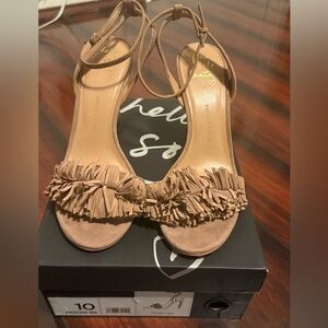 Banana Republic Honey Bis Fringe Heels in Mocha Brown